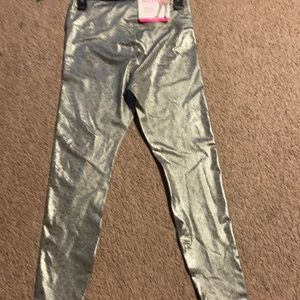 Juicy couture pearl foil leggings SizeM